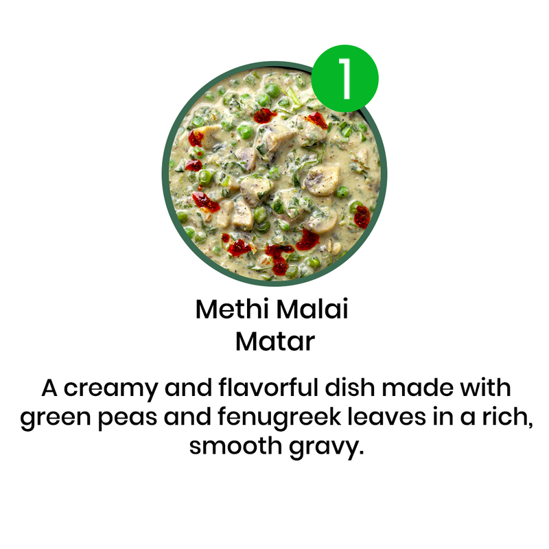 VEG MENU - 6 MEALS PLAN