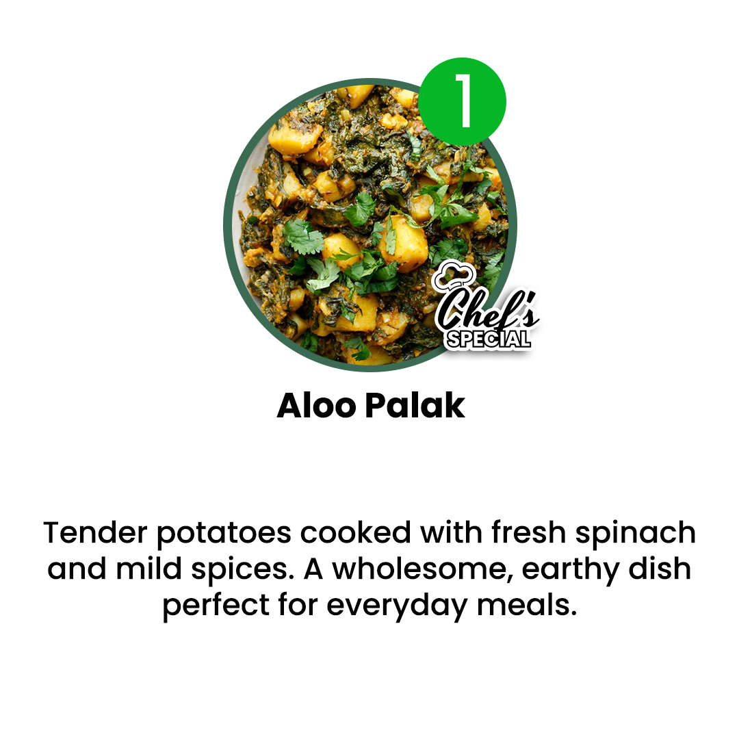 VEG MENU - 5 MEALS PLAN