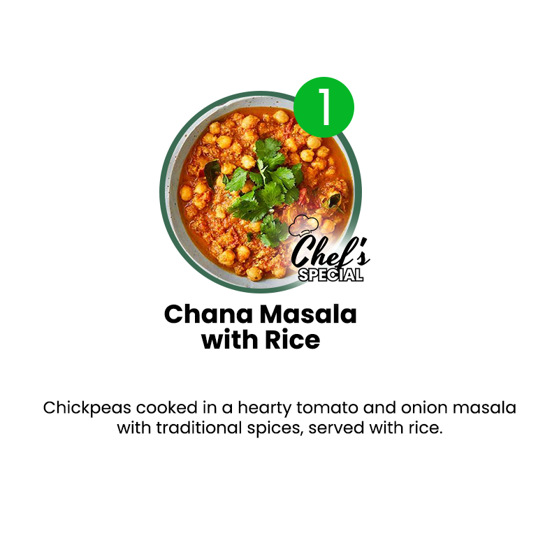 VEG MENU - 7 MEALS PLAN