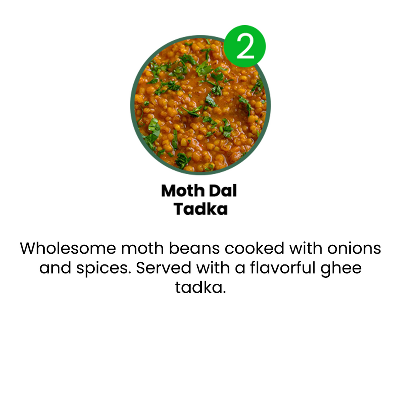 VEG MENU - 12 MEALS PLAN