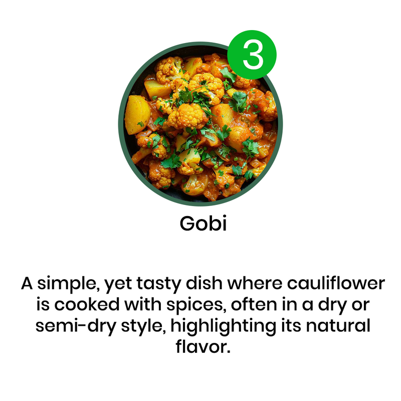 VEG MENU - 6 MEALS PLAN