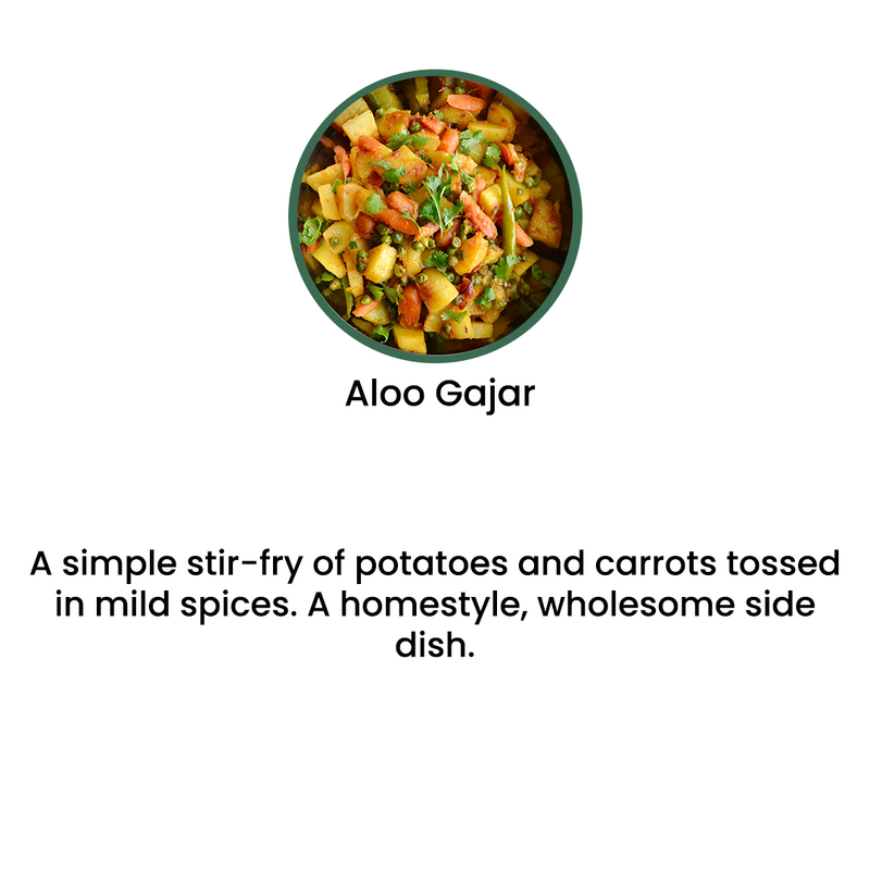 VEG MENU - 6 MEALS PLAN