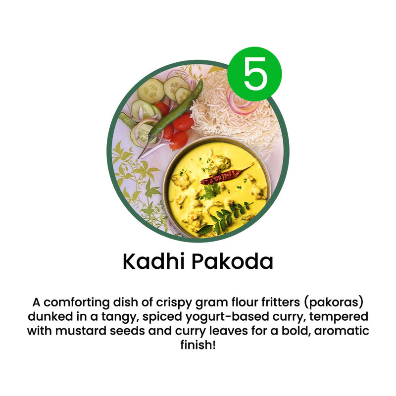 VEG MENU - 12 MEALS PLAN (Free Delivery with Code FREESHIPPING)