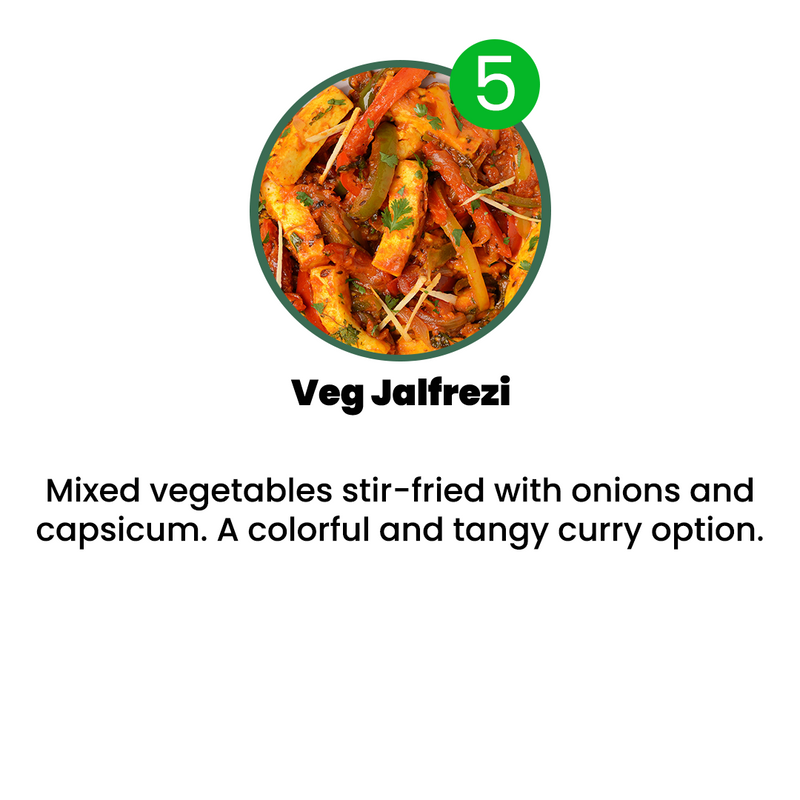 VEG MENU - 12 MEALS PLAN