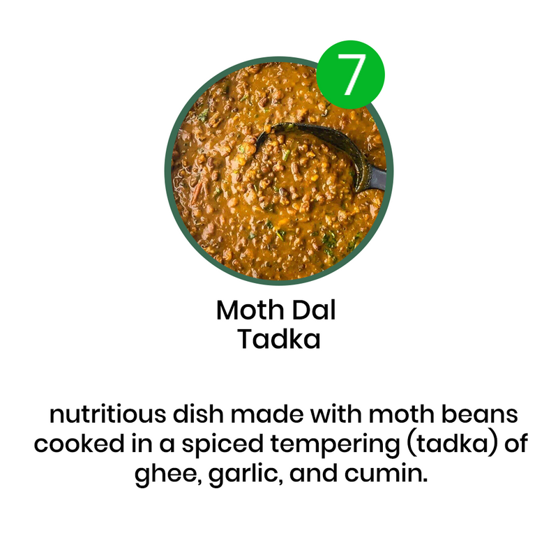 VEG MENU - 6 MEALS PLAN