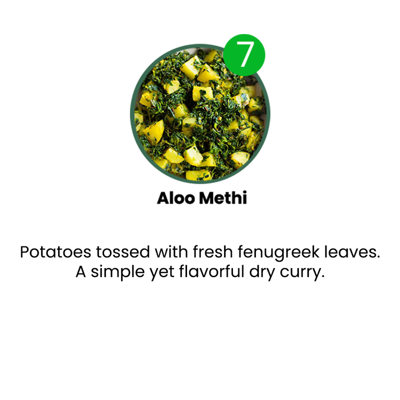 VEG MENU - 12 MEALS PLAN