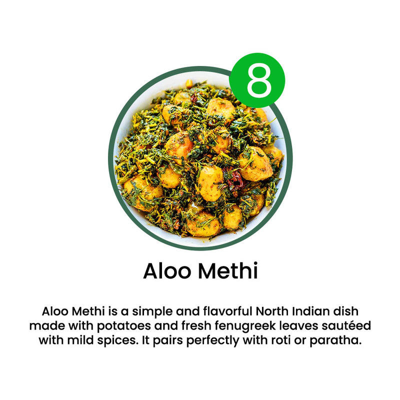 VEG MENU - 12 MEALS PLAN (Free Delivery with Code FREESHIPPING)