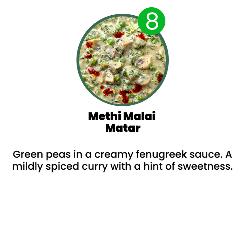 VEG MENU - 12 MEALS PLAN