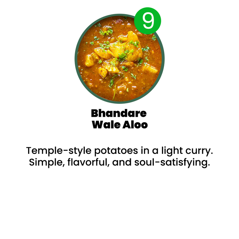 VEG MENU - 7 MEALS PLAN