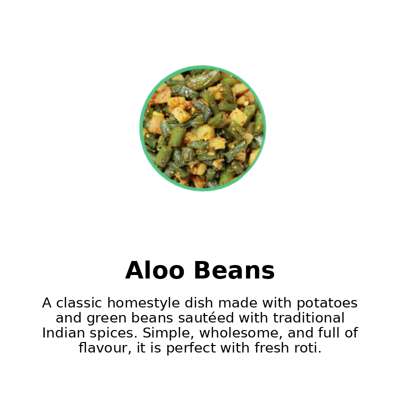 VEG MENU - 12 MEALS PLAN