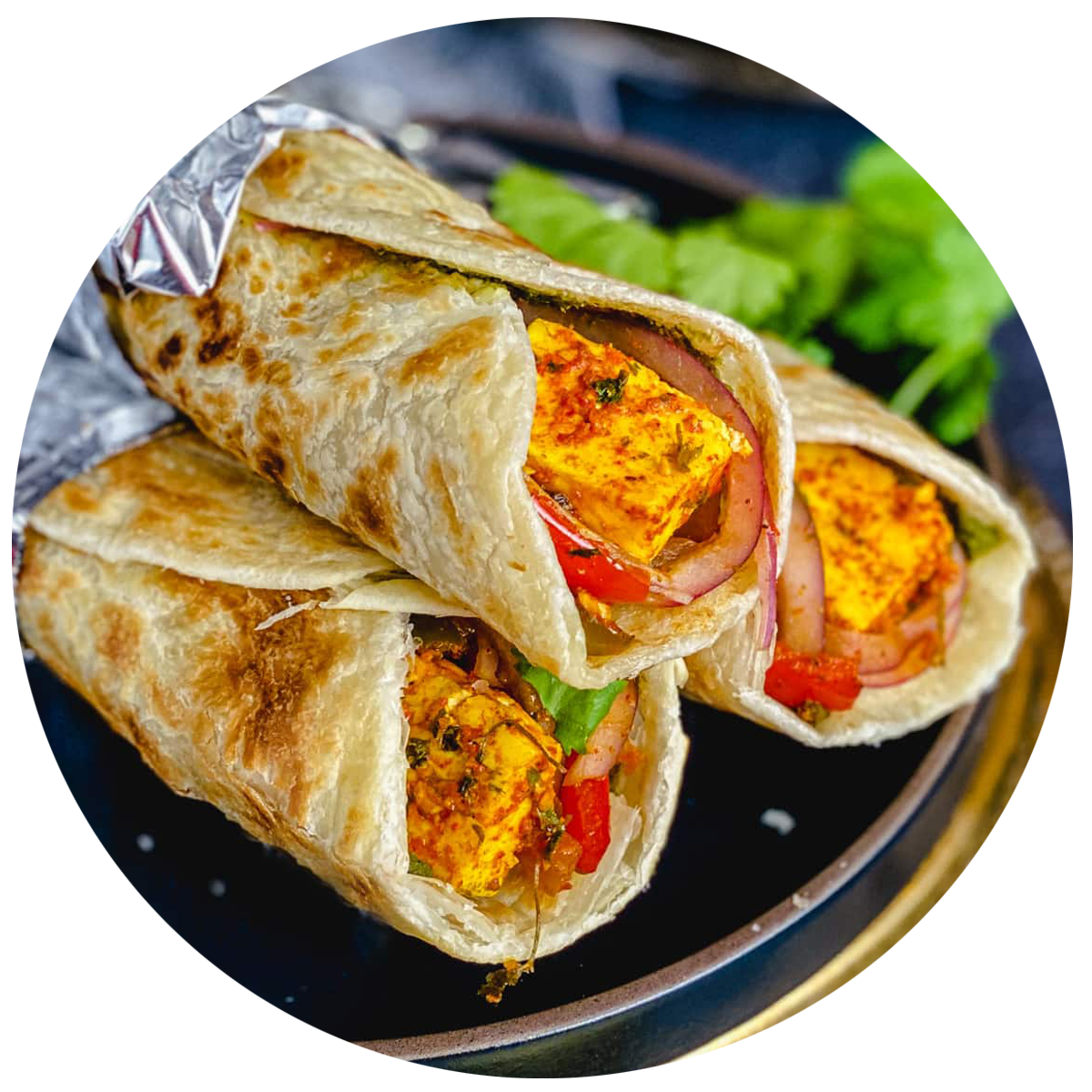 Chili Paneer Wrap