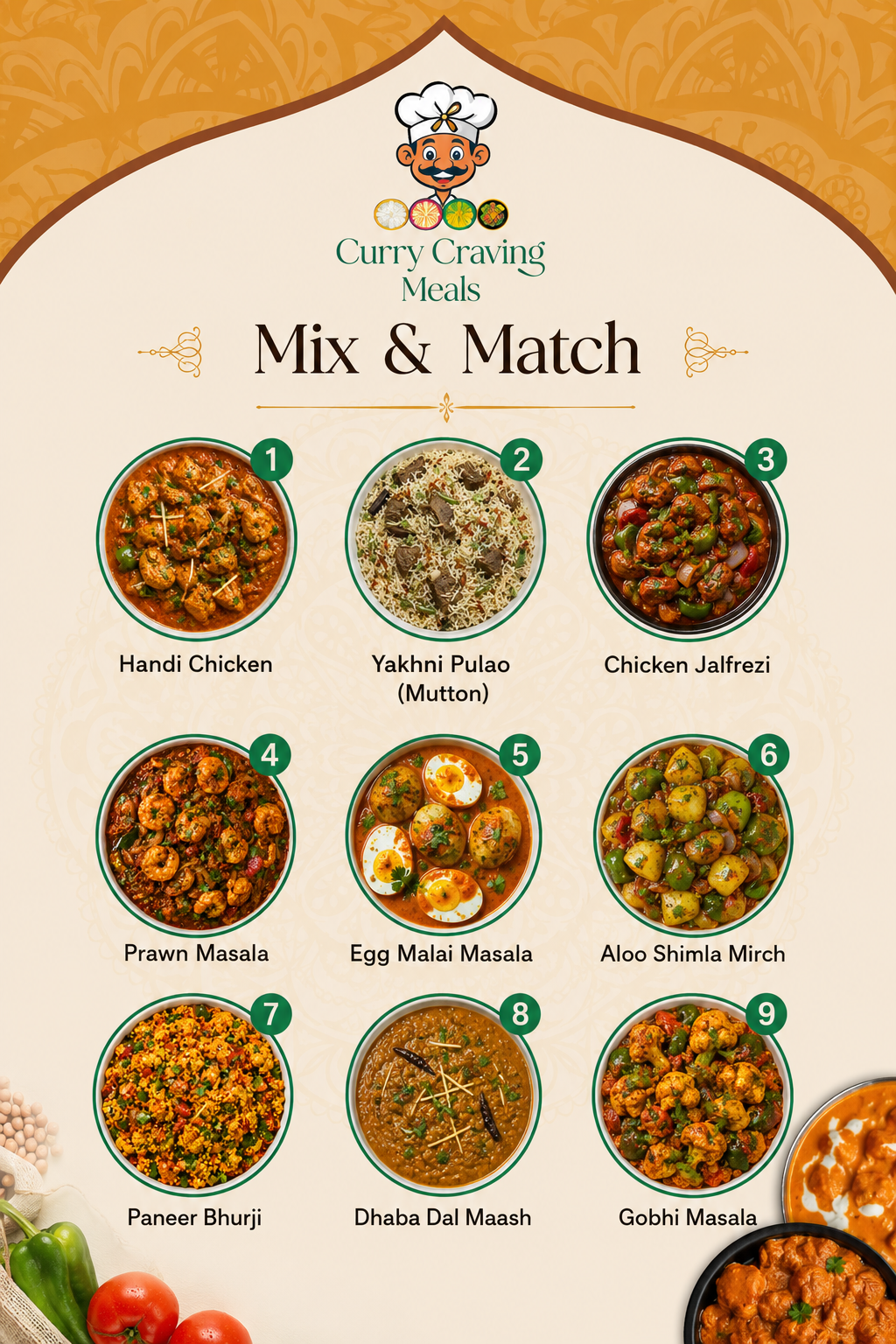 Mix & Match - 12 Meal Plan