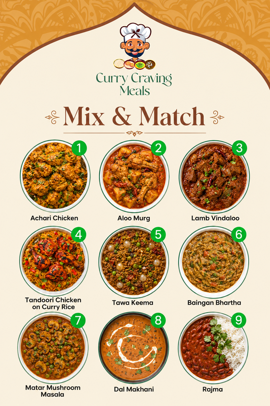 Mix & Match - 5 Meal Plan