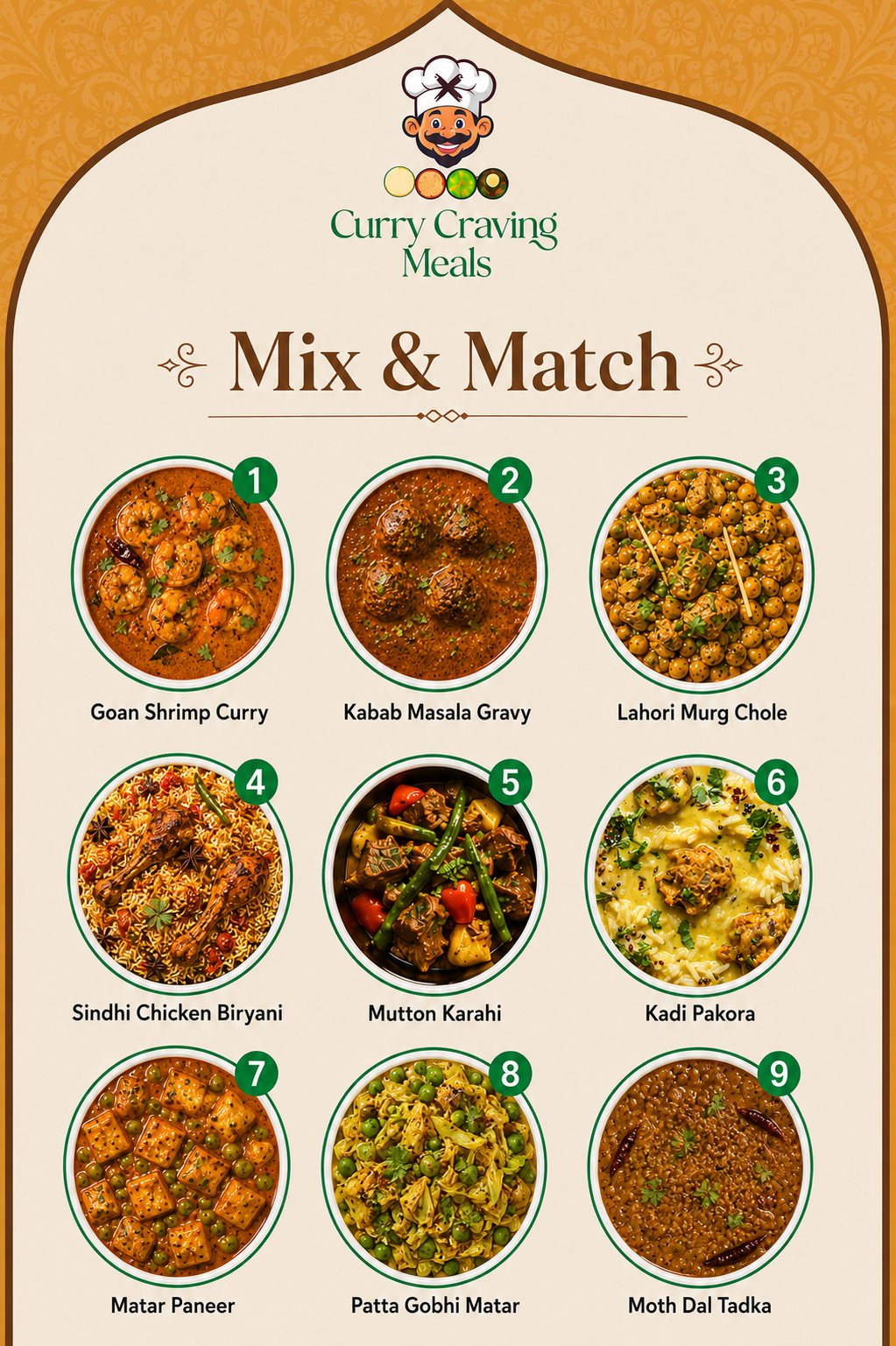 Mix & Match - 5 Meal Plan