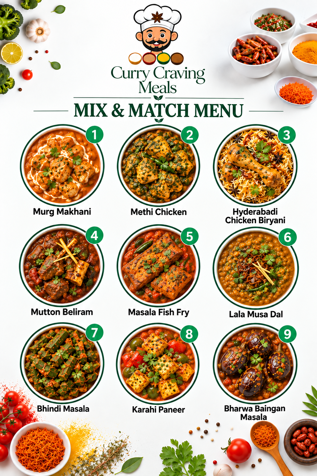 Mix & Match - 5 Meal Plan