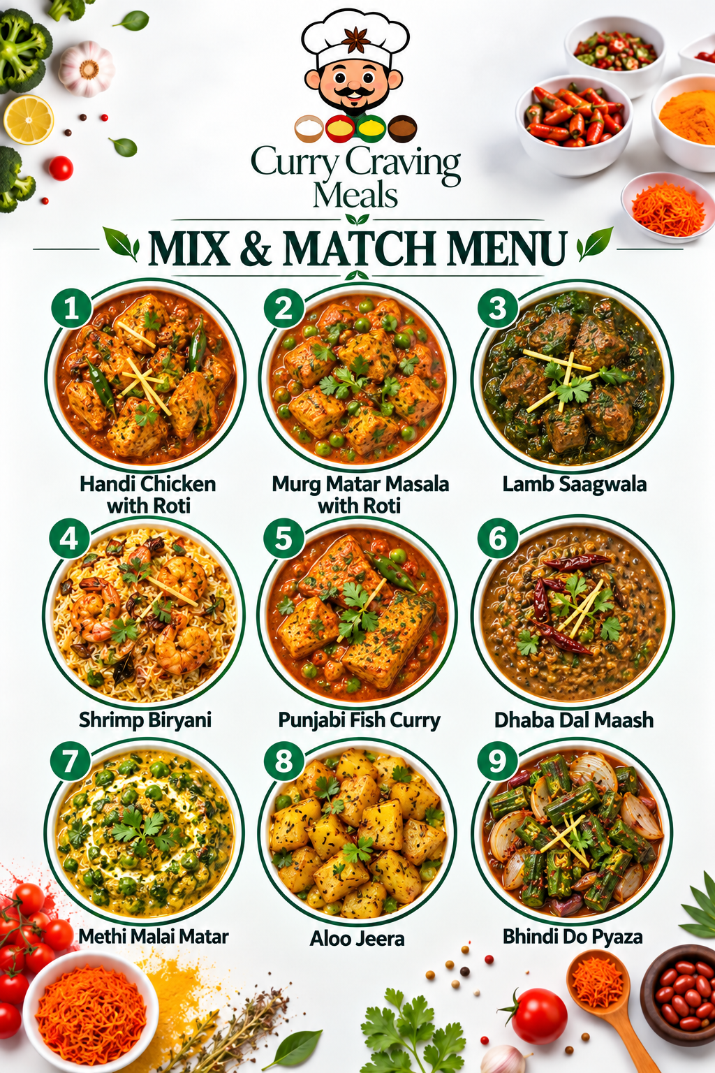 Mix & Match - 5 Meal Plan