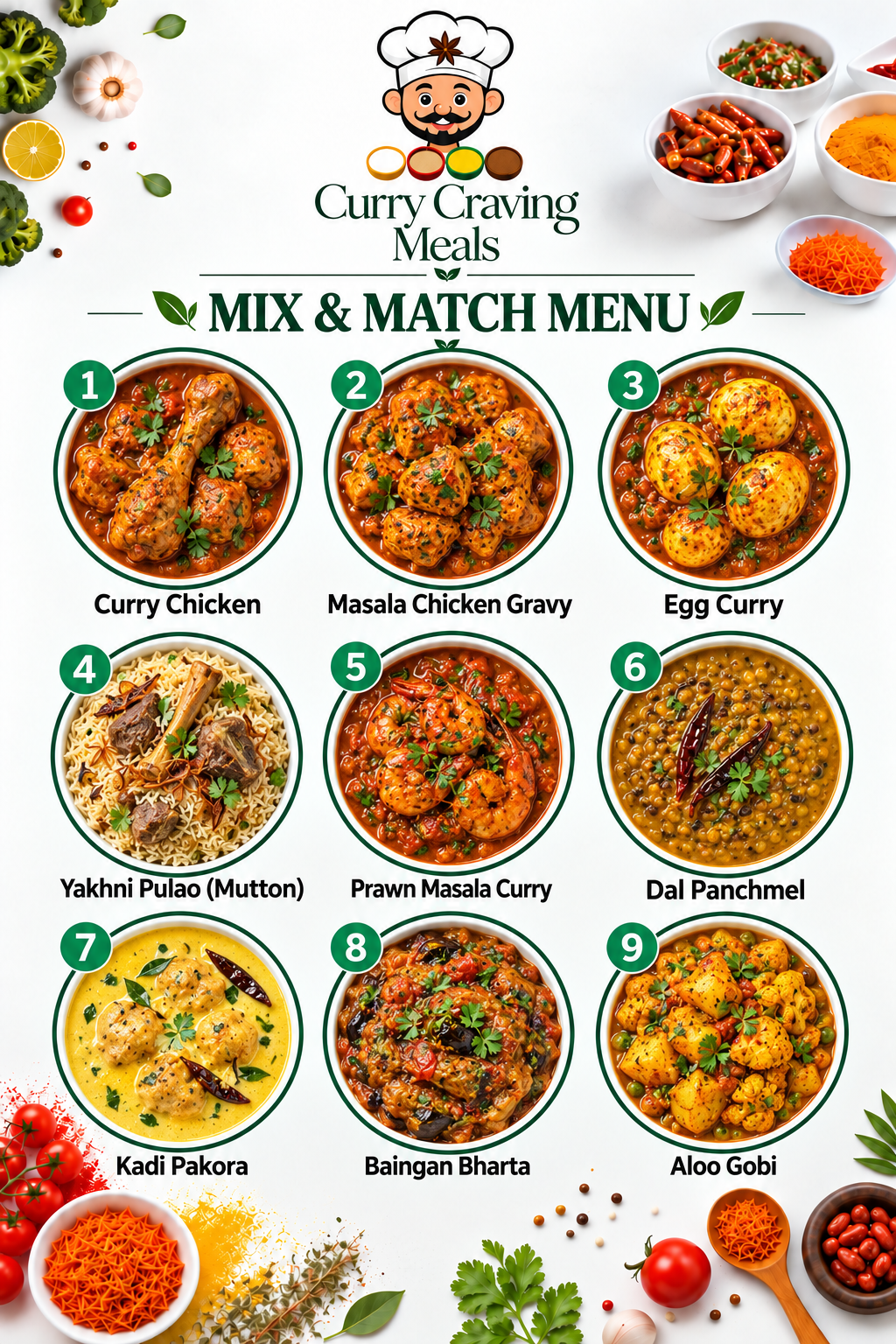 Mix & Match - 5 Meal Plan