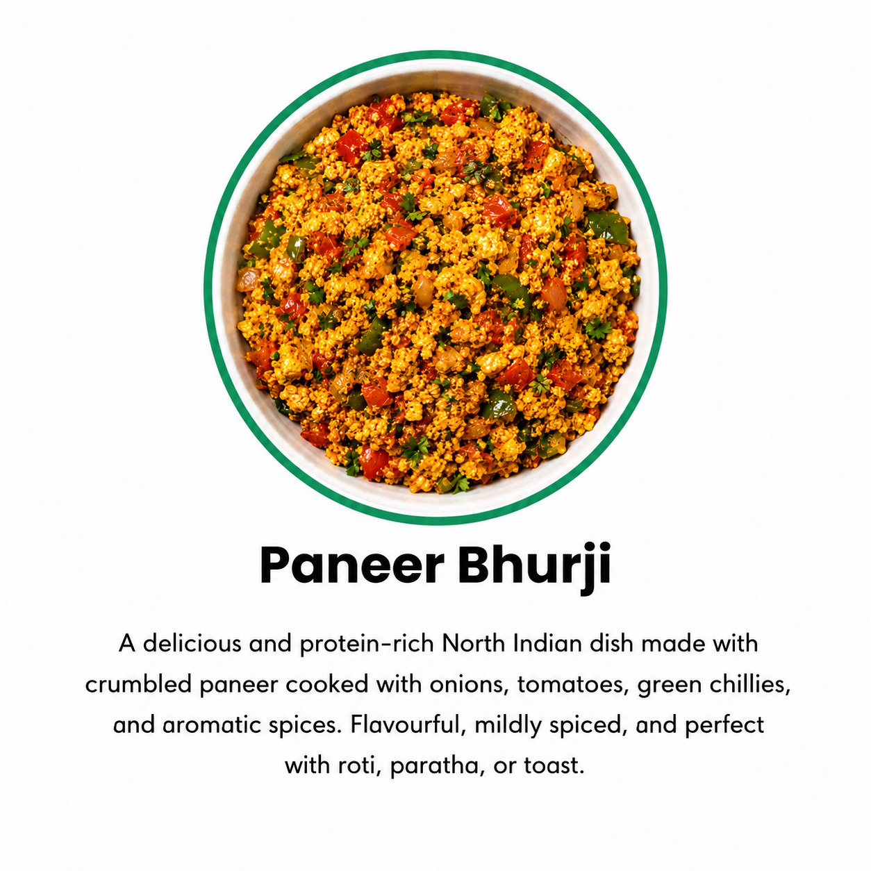 VEG MENU - 10 MEALS PLAN